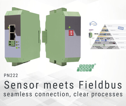 The smarte PROFINET fieldbus coupler PN222