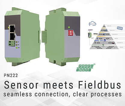 The smarte PROFINET fieldbus coupler PN222